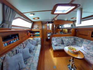Vibrant Salon Looking Aft